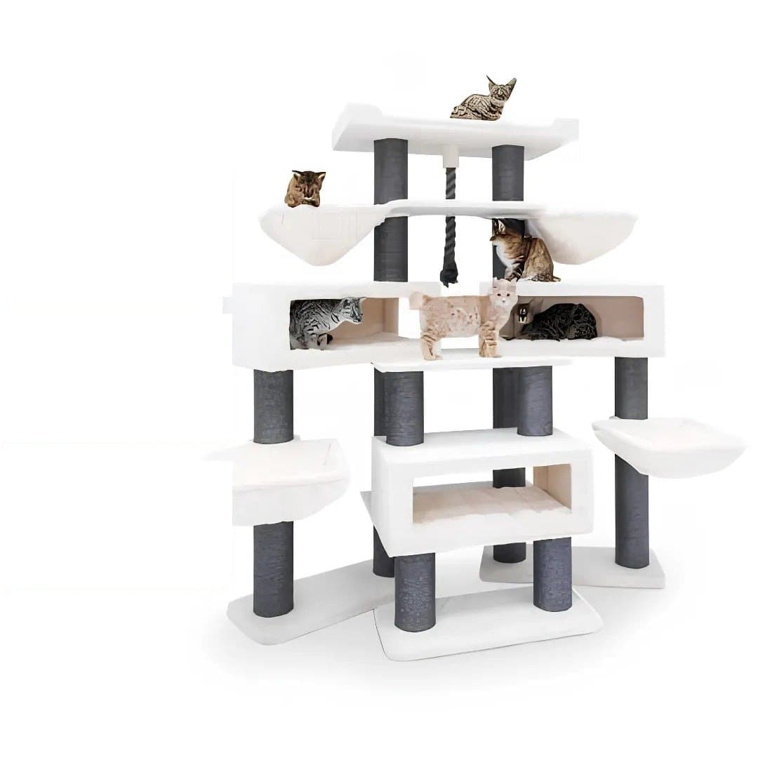 Arbre à chat Alley 200 cm — blanc cassé