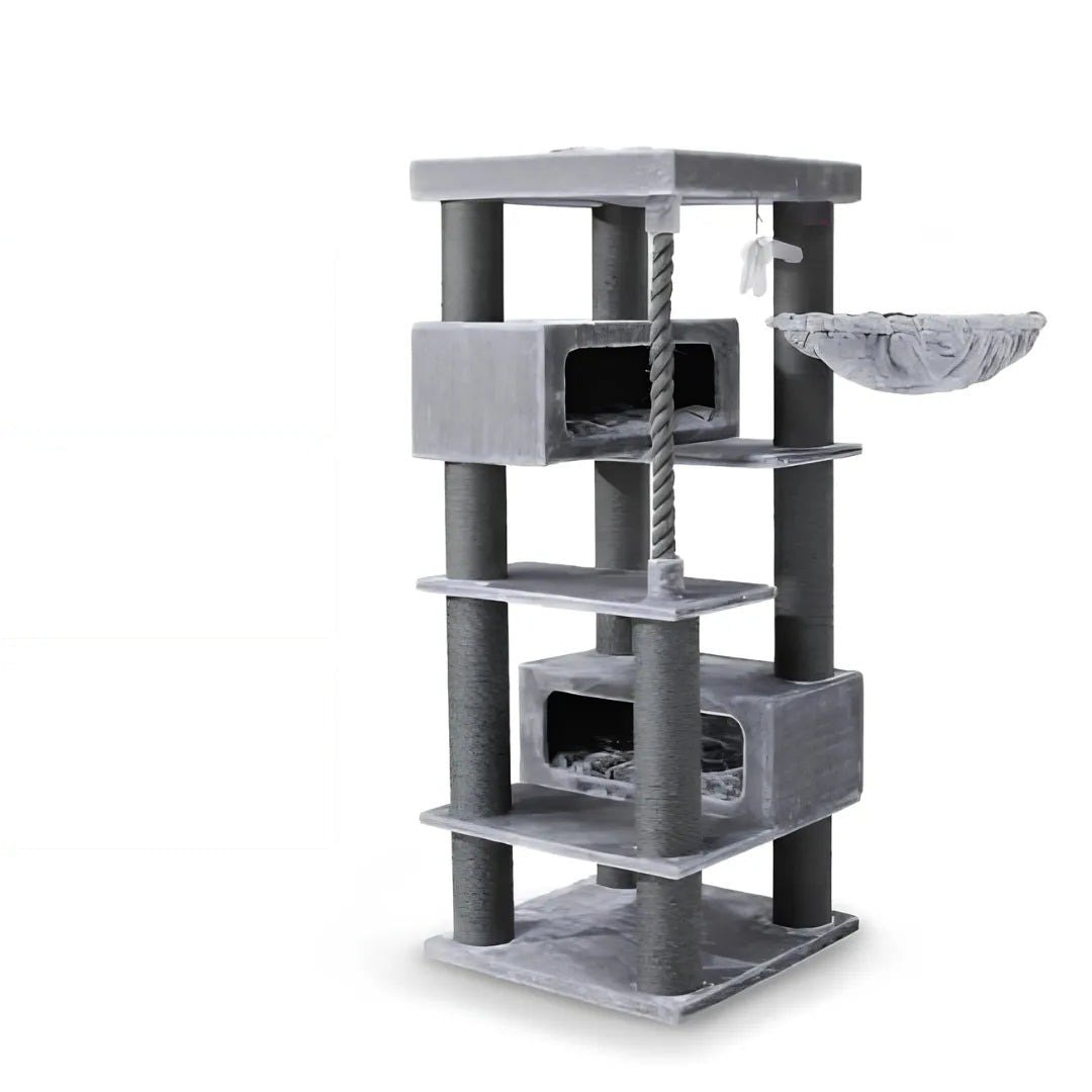 Arbre à chat Turnpike 190 cm — gris