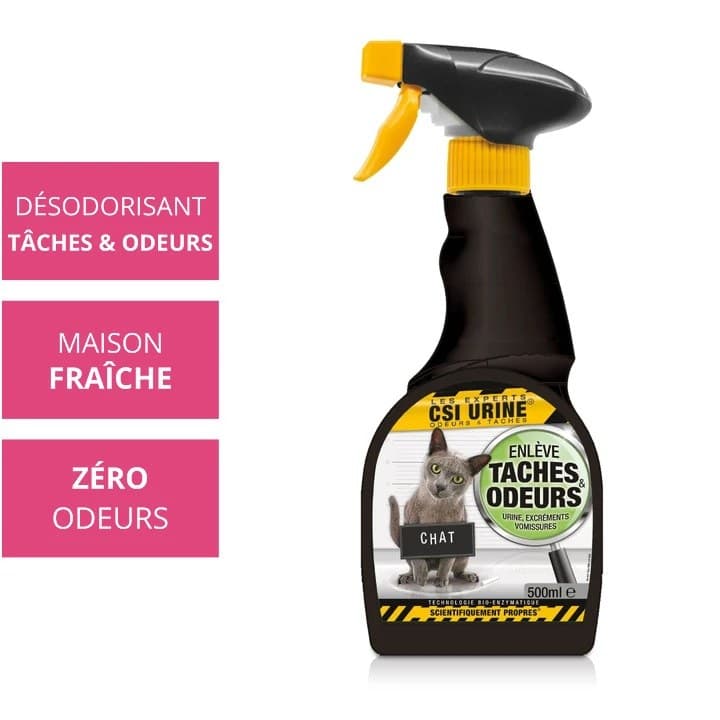 Spray anti-taches et odeurs d'urine — 500 ml