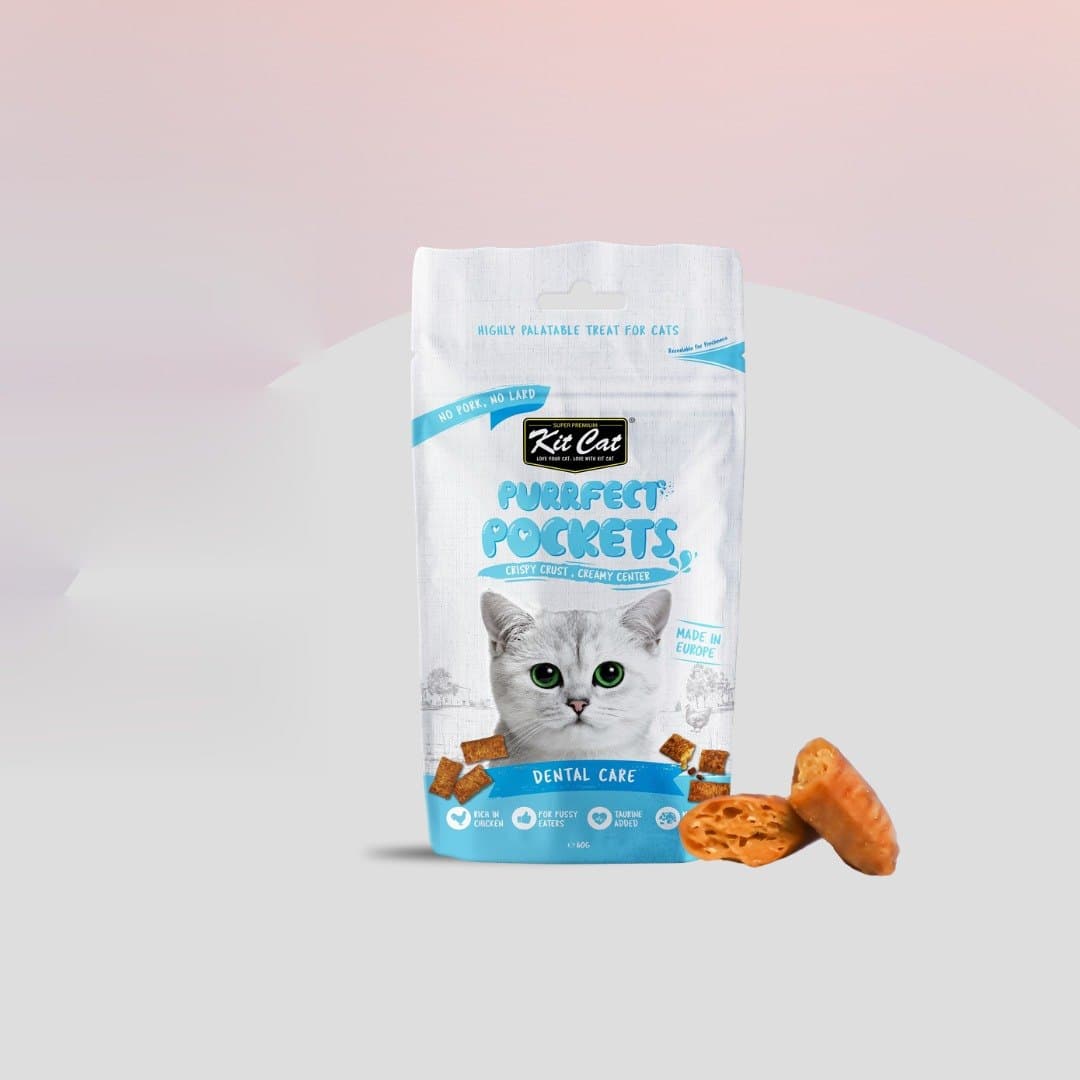 Kit Cat Purrfect Pockets - Soin Dentaire 60g