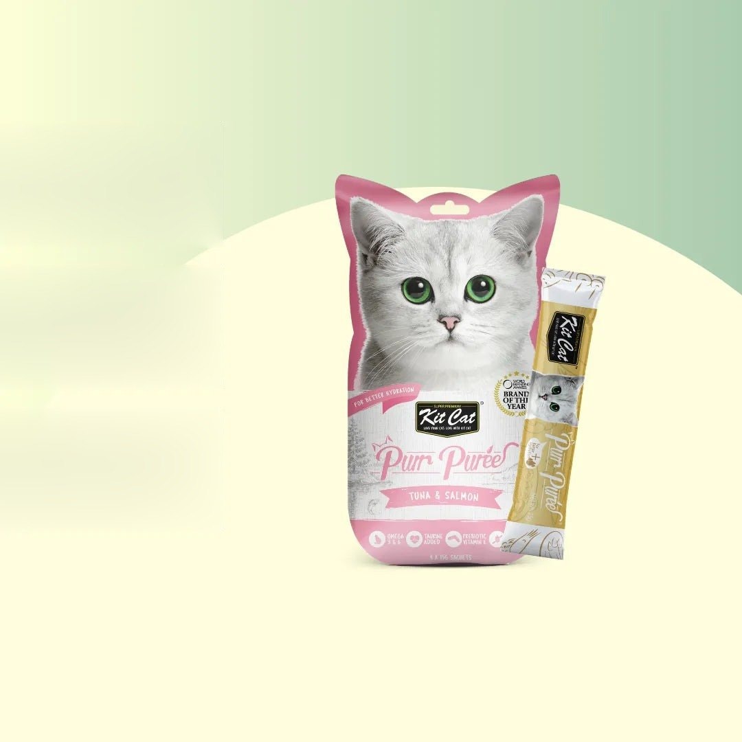 Kit Cat PurrPuree - Thon et Saumon 60g