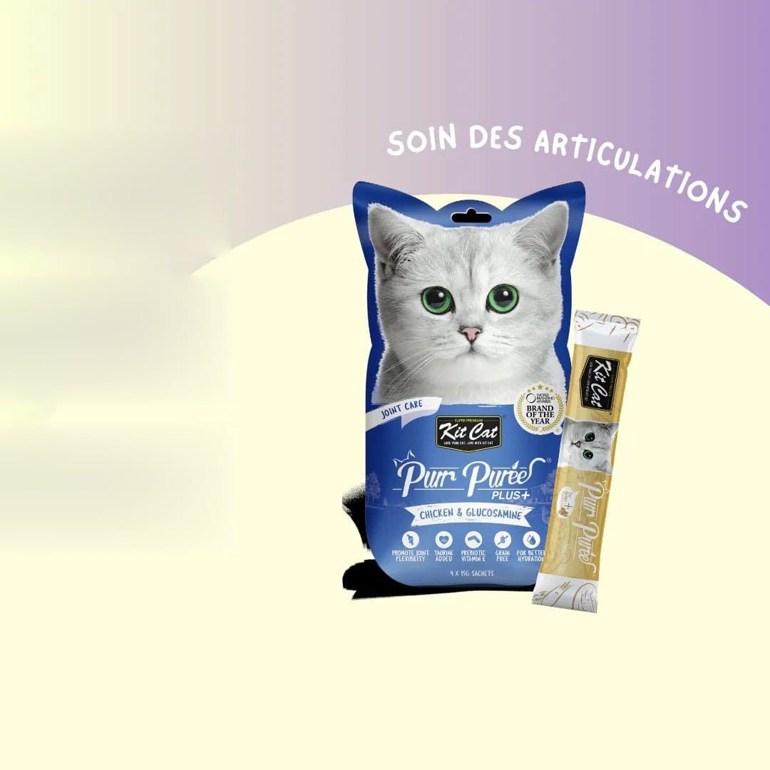 Kit Cat PurrPureePLUS - Poulet (Soin des articulations) 60g