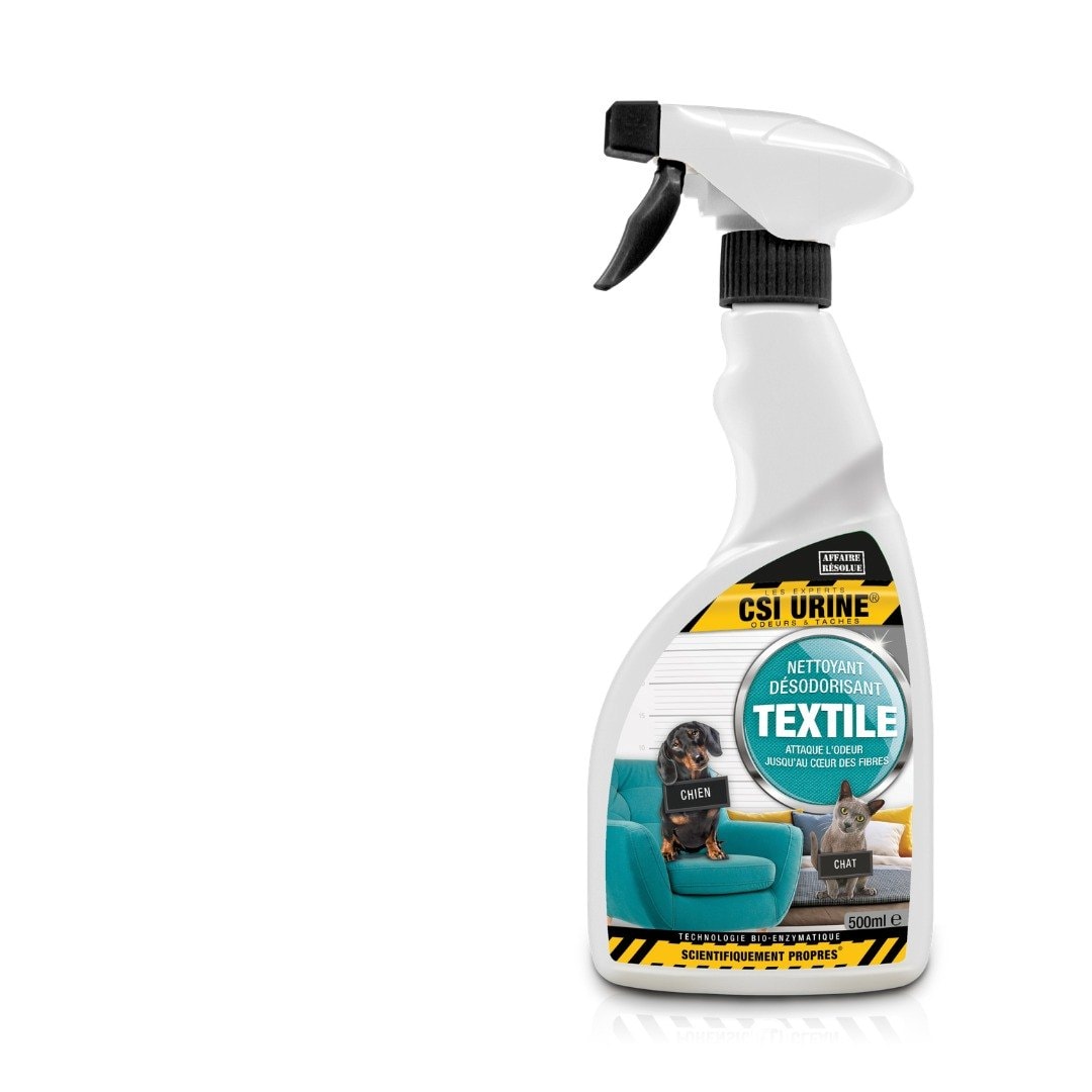 Nettoyant désodorisant textile anti-urine — spray 500 ml