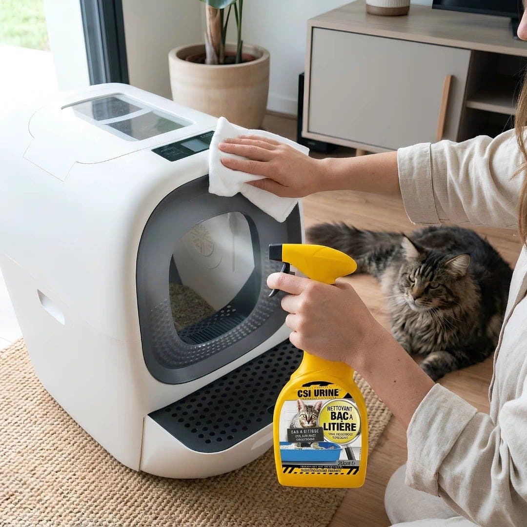 Spray nettoyant enzymatique pour bac à litière — 500 ml